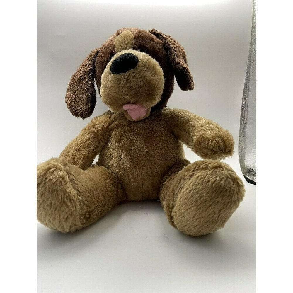 Build a Bear Carmel Puppy 11" Plush Brown Tan Stuffed Animal Dog Toy BAB Retited